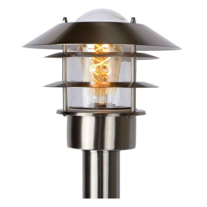 Krom lygtepæl modern, Zico, IP44