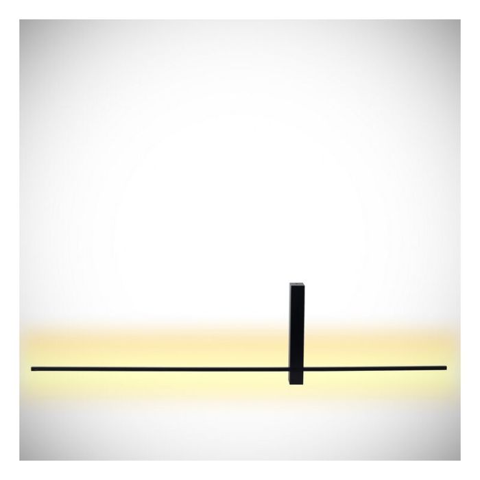 Sort væglampe modern, Segin, 10W, 2700K LED