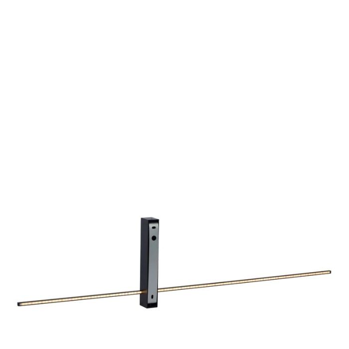 Sort væglampe modern, Segin, 10W, 2700K LED