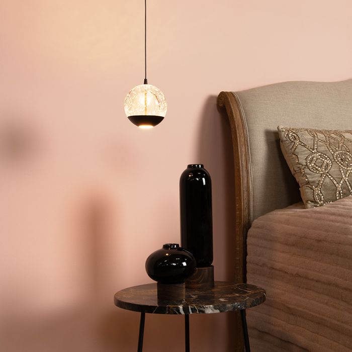 Sort pendler lampe modern, Sentubal, 6,3W, 2700K LED