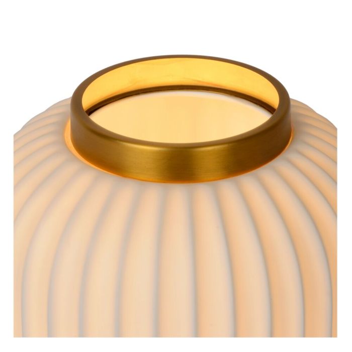 Hvid bordlampe retro, Gosse, med brytare