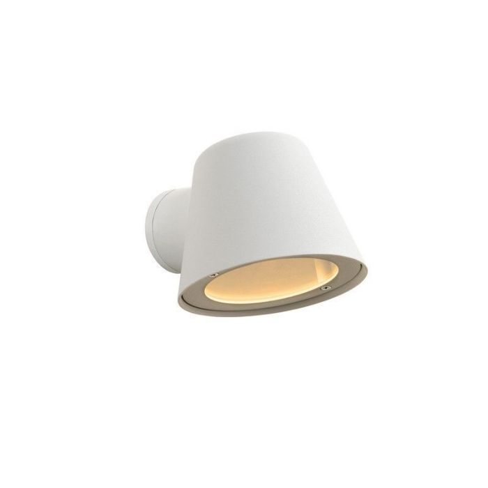 Hvid udendørslampe modern, Dingo, IP44