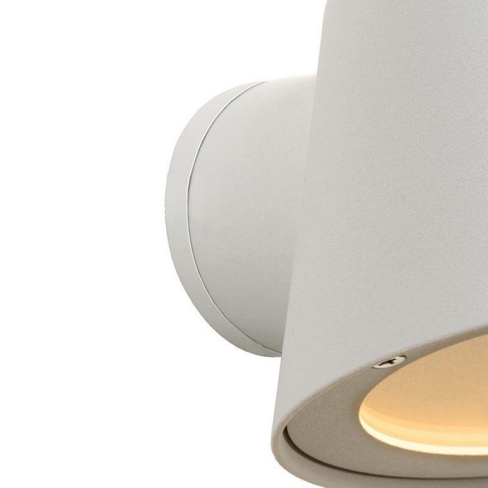 Hvid udendørslampe modern, Dingo, IP44
