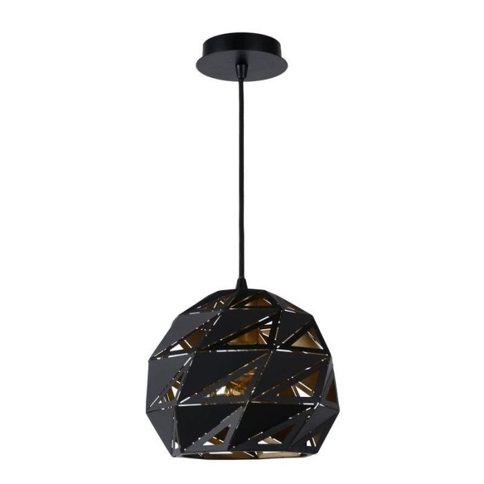 Sort pendler lampe modern, Malunga