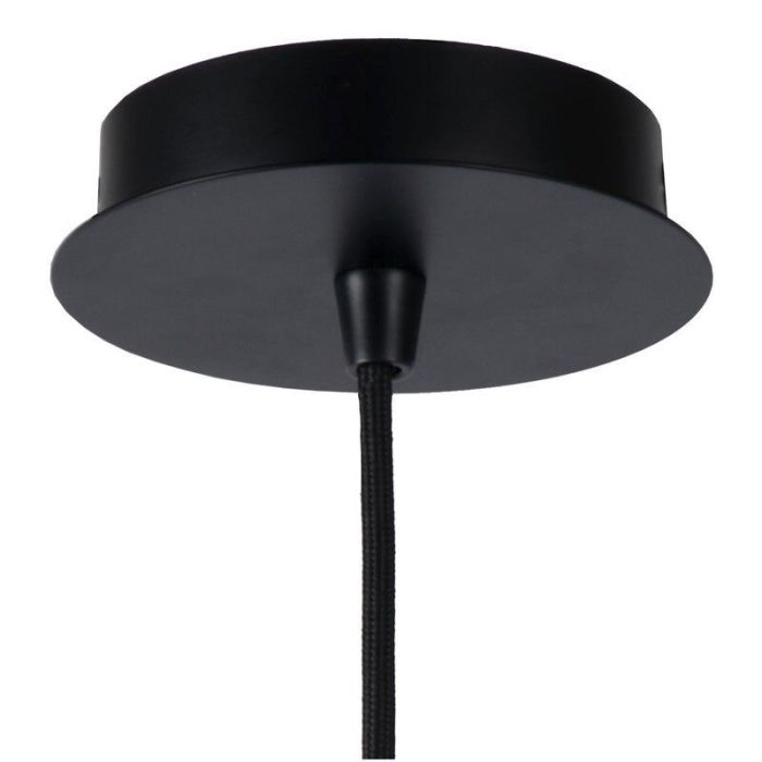Sort pendler lampe modern, Malunga