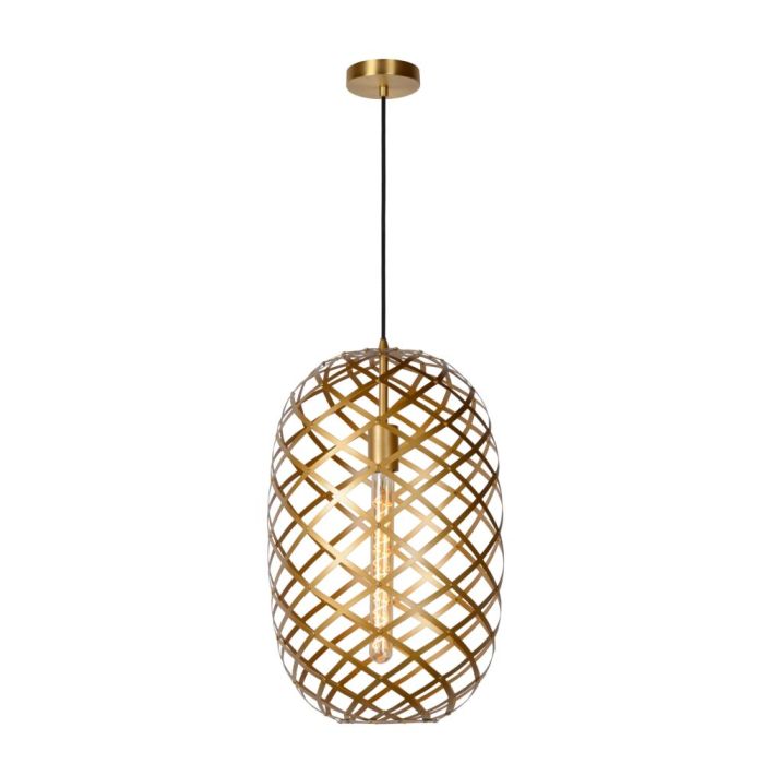 Guld pendler lampe modern, Wolfram