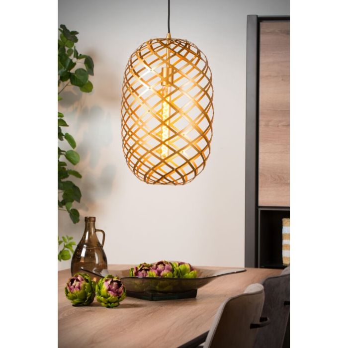 Guld pendler lampe modern, Wolfram
