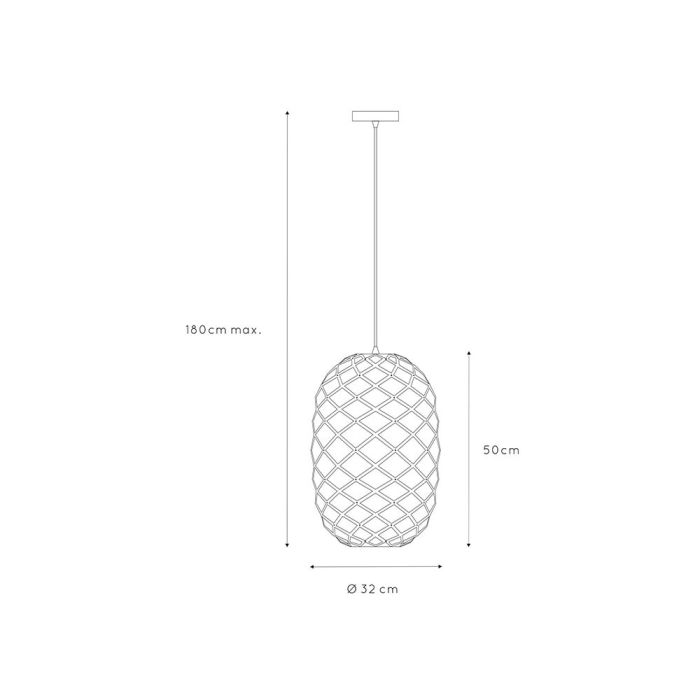 Guld pendler lampe modern, Wolfram