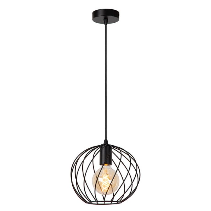 Sort pendler lampe klassisk, Danza