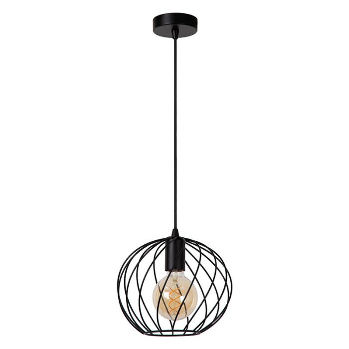 Sort pendler lampe klassisk, Danza