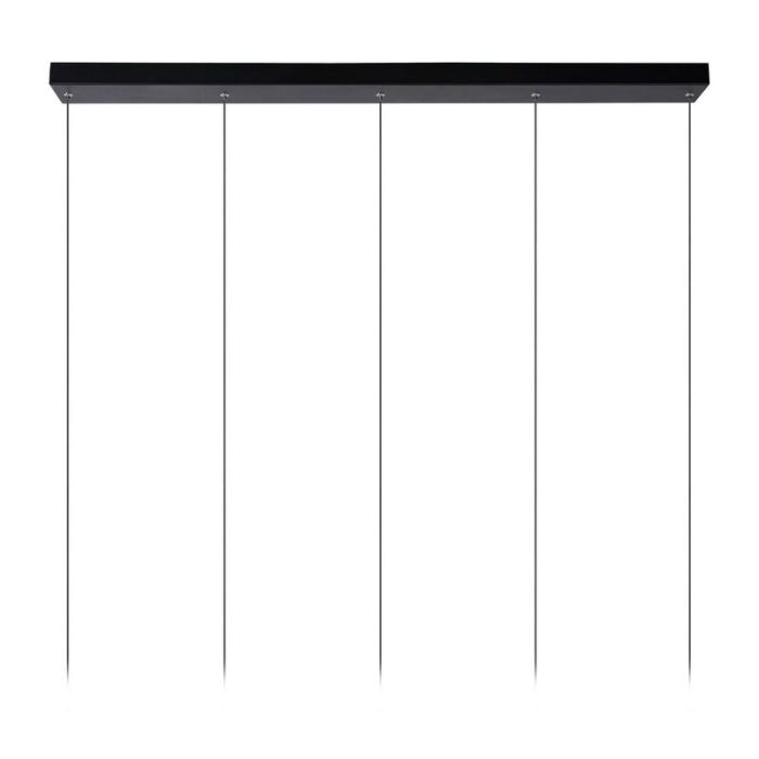 Sort pendler lampe modern, Tubule