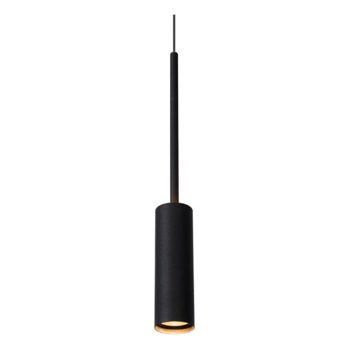 Sort pendler lampe modern, Tubule