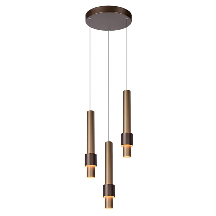 Brun pendler lampe modern, Margary, 4W, 2700K LED