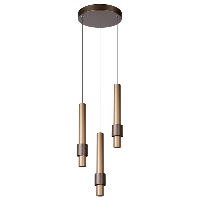 Brun pendler lampe modern, Margary, 4W, 2700K LED