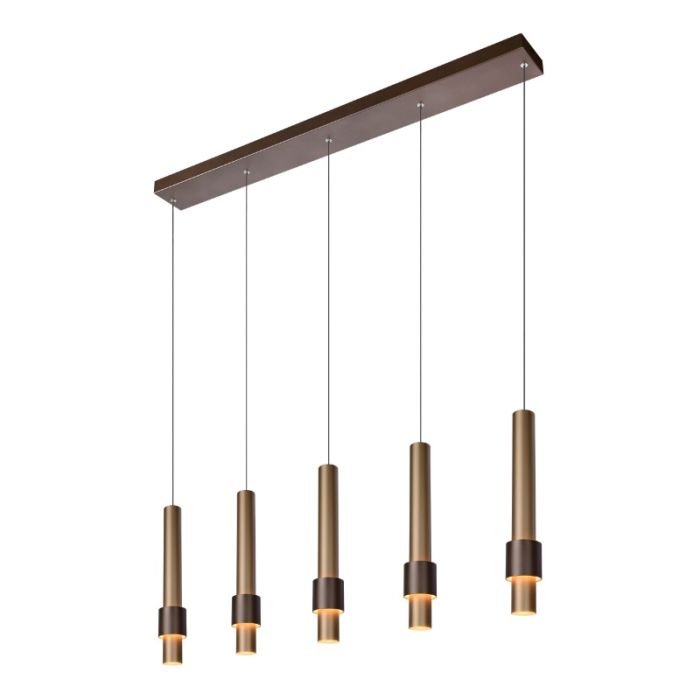 Brun pendler lampe modern, Margary, 4,2W, 2700K LED