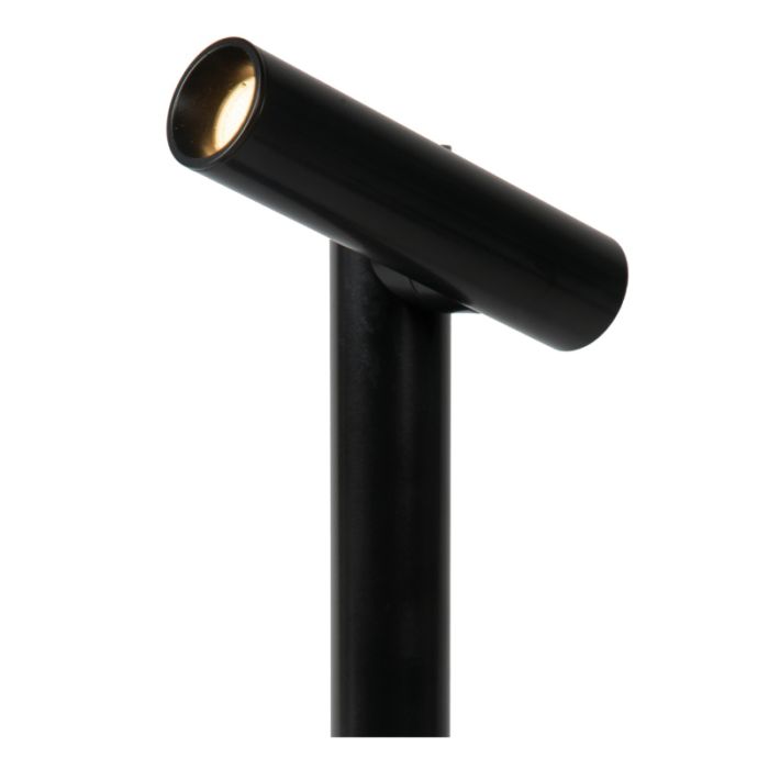 Sort genopladelige bordlampe modern, Antrim, 2,2W, 2700K LED, IP54, med beröringsdimmer