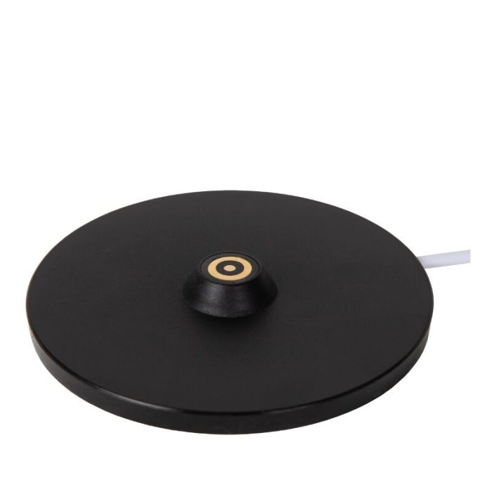 Sort genopladelige udendørs bordlampe modern, Renee, 2,2W, 2700K LED, IP54, med beröringsdimmer