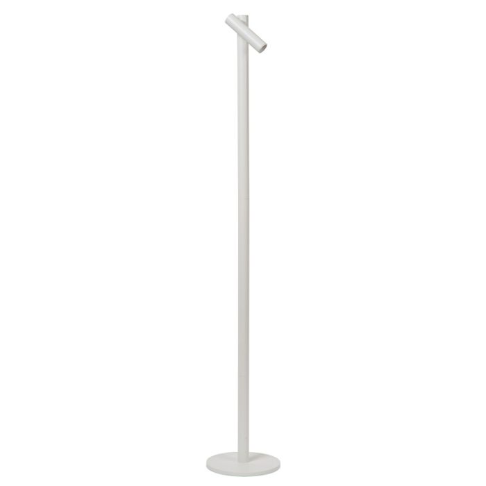 Hvid genopladelige gulvlampe modern, Antrim, 2,2W, 2700K LED, IP54, med beröringsdimmer