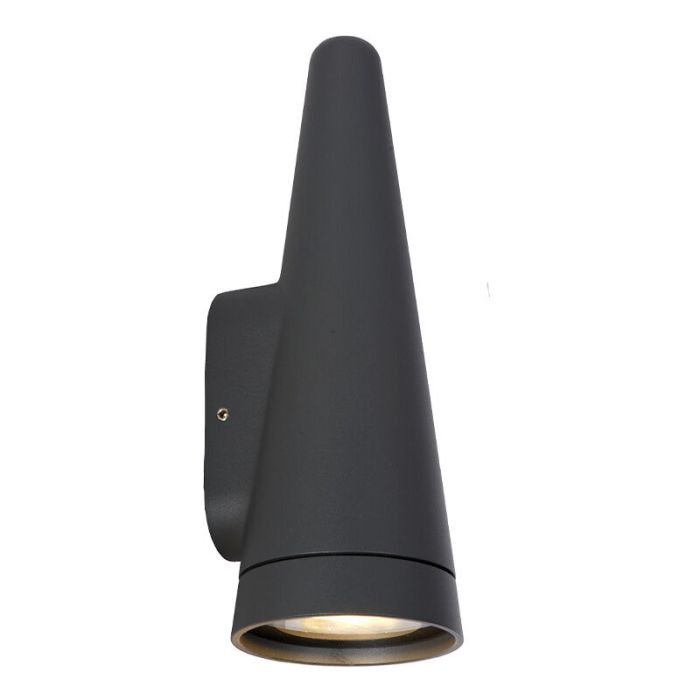 Antracit udendørslampe modern, Wizard, IP54