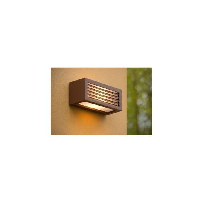 Rustfarvet udendørslampe modern, Dimo, IP54