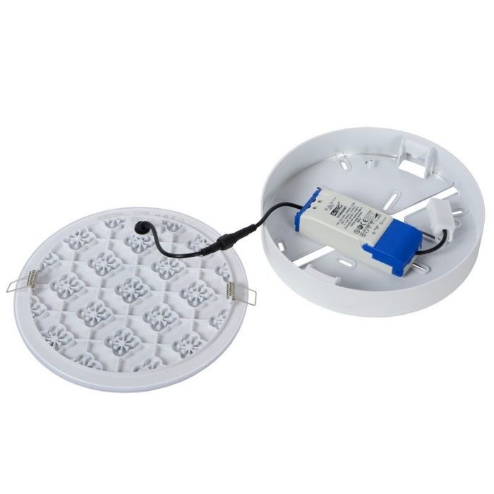 Hvid plafond modern, Ceres, 30W, 3000K LED, IP44