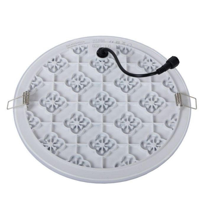 Hvid plafond modern, Ceres, 30W, 3000K LED, IP44
