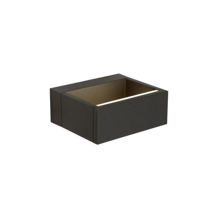 Antracit udendørslampe modern, Goa, 6W, 3000K LED, IP54