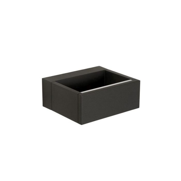 Antracit udendørslampe modern, Goa, 6W, 3000K LED, IP54