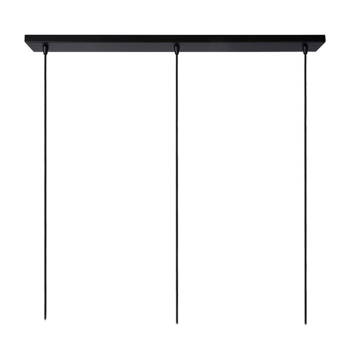 Sort pendler lampe klassisk, Nolan