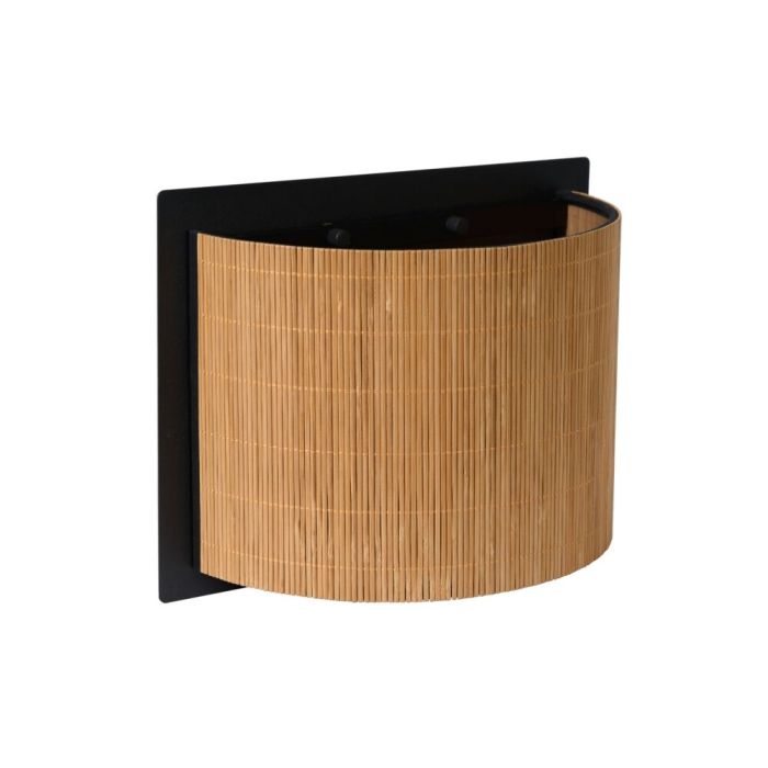 Rattan væglampe brun, Magius