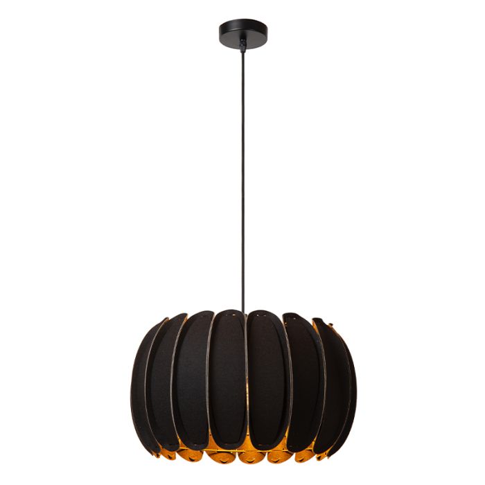 Sort pendler lampe modern, Spencer