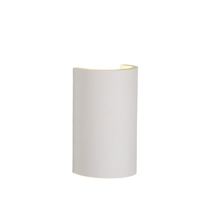 Gips væglampe hvid, Gipsy