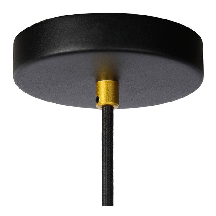 Sort pendler lampe modern, Floris