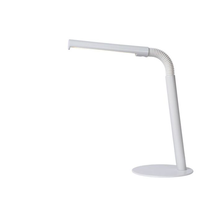 Hvid skrivebordslampe modern, Gilly, 3W, 2700K LED, med brytare