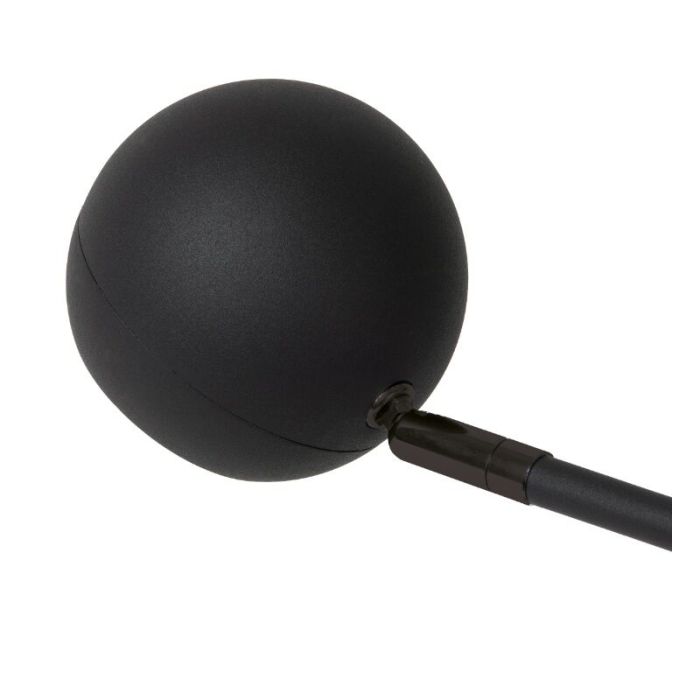 Sort genopladelige bordlampe modern, Comet, 3W, 2700K LED, med beröringsdimmer