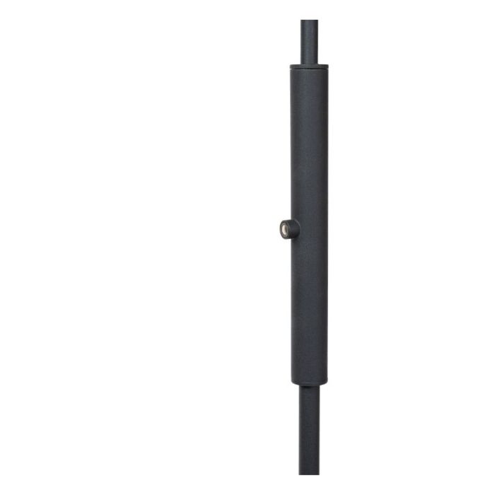 Sort genopladelige gulvlampe modern, Comet, 3W, 2700K LED, med beröringsdimmer