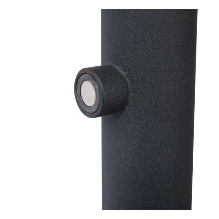 Sort genopladelige gulvlampe modern, Tipik, 3W, 2700K LED, med beröringsdimmer