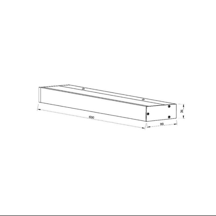 Messing væglampe badeværelse modern, Alexa, 8W, 3000K LED, IP44