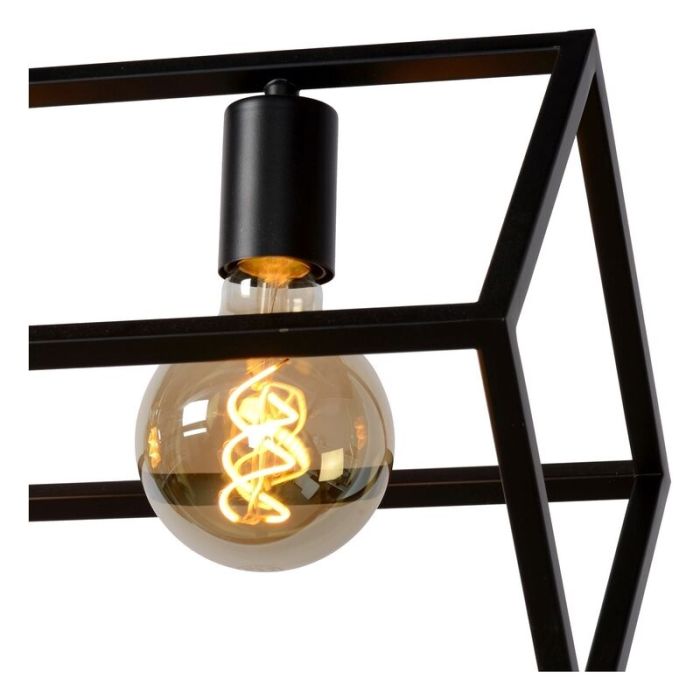 Sort pendler lampe modern, Fabian