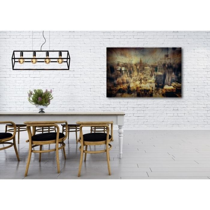 Sort pendler lampe modern, Fabian