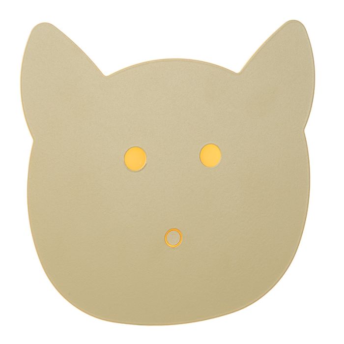 Grøn væglampe til børneværelse modern, Charlie, 5W, dim to warm LED, med beröringsdimmer