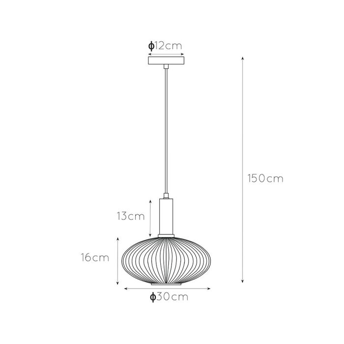 Guld pendler lampe retro, Maloto