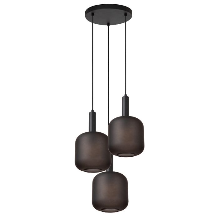 Sort pendler lampe modern, Eloise