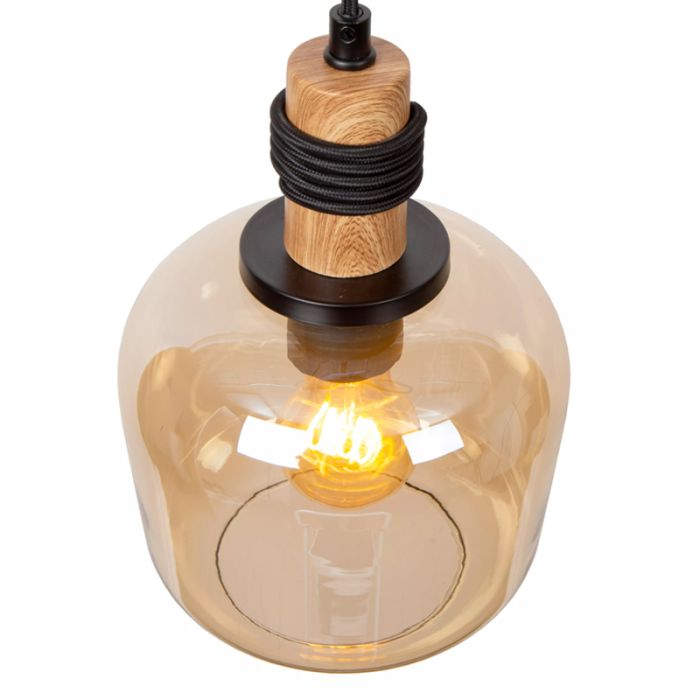 Rav pendler lampe retro, Ilona