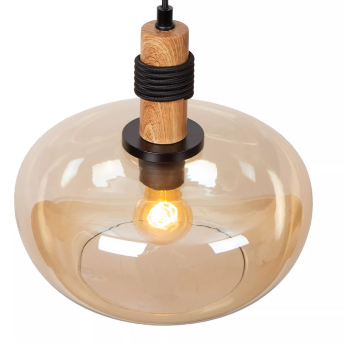 Rav pendler lampe retro, Ilona