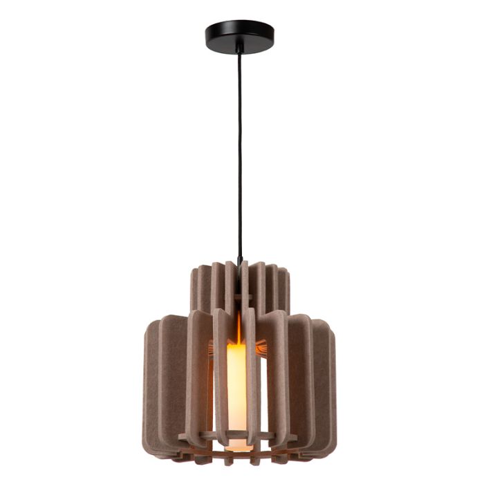 Taupe pendler lampe modern, Rollo