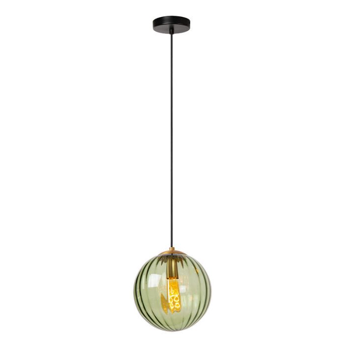 Grøn pendler lampe retro, Monsaraz