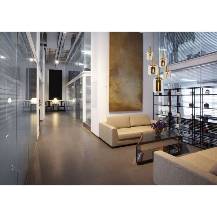 Guld pendler lampe modern, Joanet