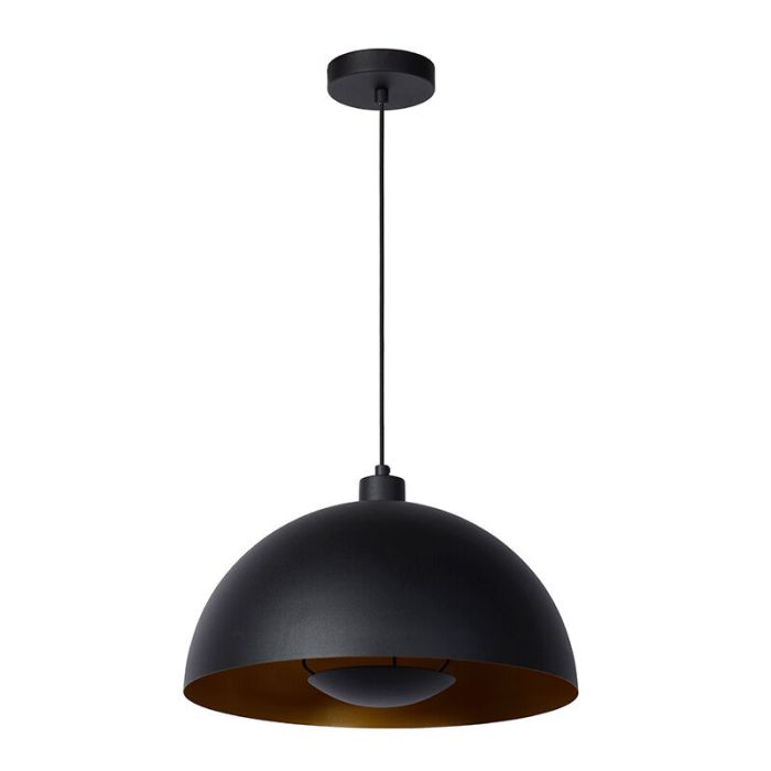 Sort pendler lampe modern, Siemon