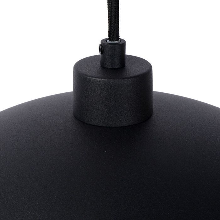 Sort pendler lampe modern, Siemon